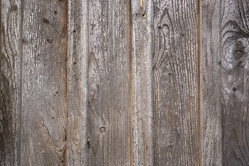 Image showing old wooden facade detail