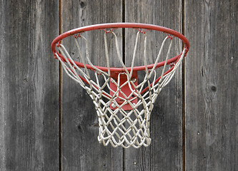 Image showing basketball basket