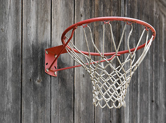 Image showing basketball basket