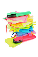 Image showing Stack of Adhesive Notes