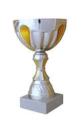 Image showing big metal cup