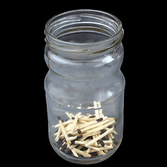 Image showing burned matches