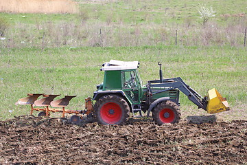 Image showing tractor at work