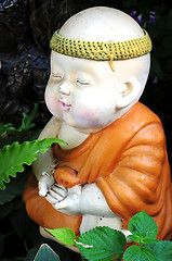 Image showing Lovely little monk