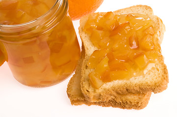 Image showing Homemade orange Jam