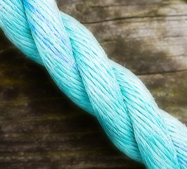 Image showing Light Blue Rope