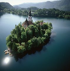 Image showing lake Bled in Slovenia