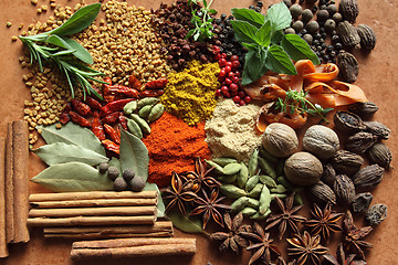 Image showing Herbs and spices