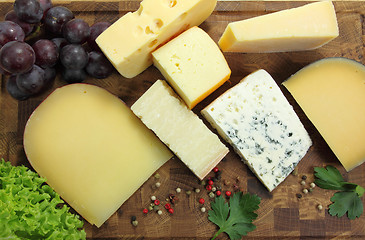 Image showing Cheeses