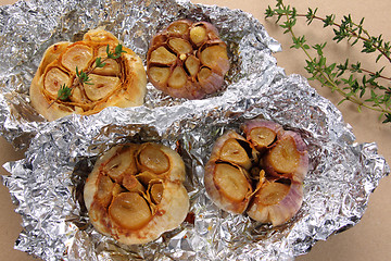 Image showing Roasted garlic.