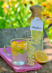 Image showing elderflower juice