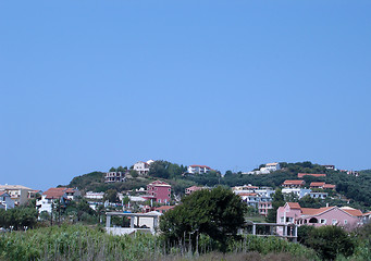 Image showing Houses in a hillside