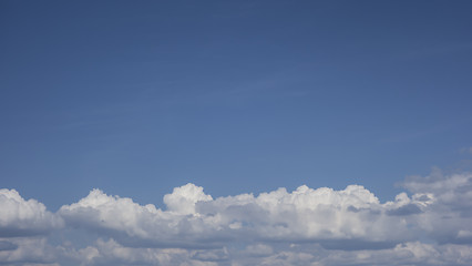 Image showing Blue sky and white clouds