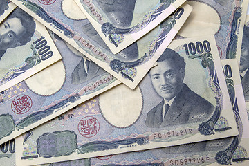 Image showing Japanese yen notes