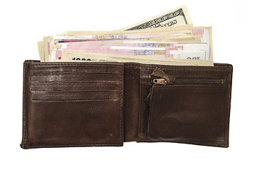 Image showing Wallet and currency 