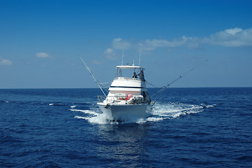 Image showing sport fishing boat