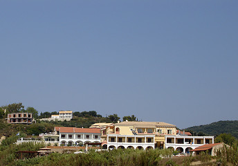 Image showing Houses in a hillside