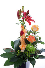 Image showing Formal floral wedding arrangement