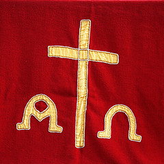 Image showing Priests vestment or church cloth