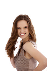 Image showing Smiling beautiful teenager