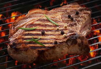 Image showing grilled meat steak