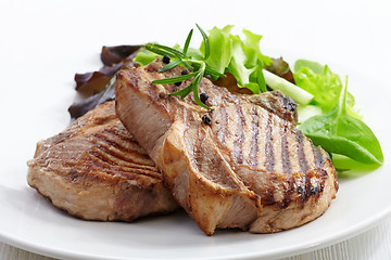 Image showing Grilled meat steak