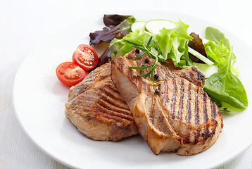 Image showing Grilled meat steak