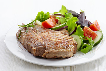 Image showing Grilled meat steak