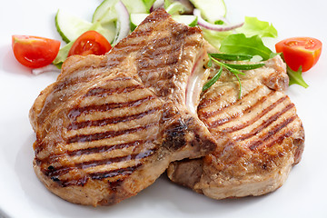 Image showing Grilled meat steak