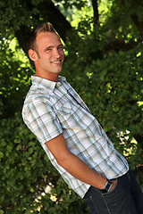 Image showing Handsome smiling young man