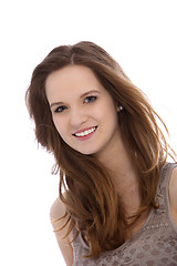 Image showing Portrait of a beautiful young woman