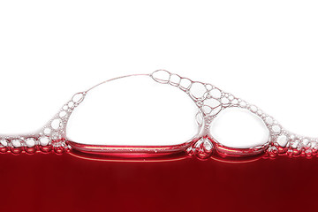 Image showing Red Wine Bubble