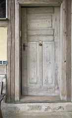 Image showing old wooden door