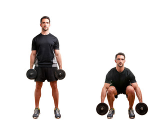 Image showing Dumbbell Squat