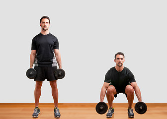 Image showing Dumbbell Squat