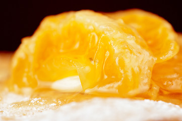 Image showing millefeuille with tangerine