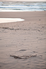 Image showing Calm beach scene