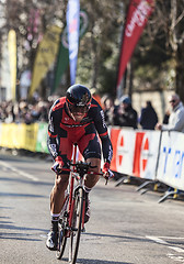 Image showing The Cylist Oss Daniel- Paris Nice 2013 Prologue in Houilles