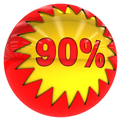 Image showing Ninety percent ball