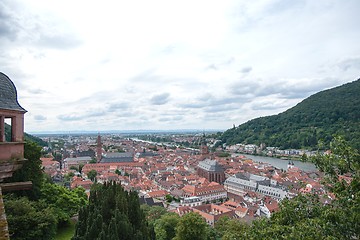 Image showing Heidelberg historic center view