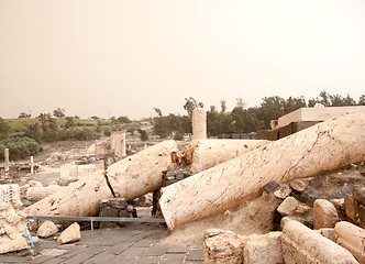 Image showing Ancient ruins in Israel travel