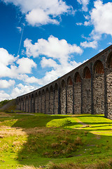 Image showing Detail of viaduct in England