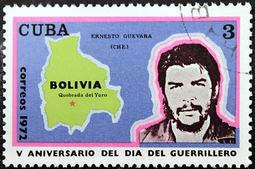 Image showing Ernesto Guevara Stamp 1972