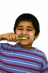 Image showing Brushing Teeth