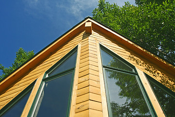 Image showing log house