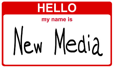 Image showing name new media