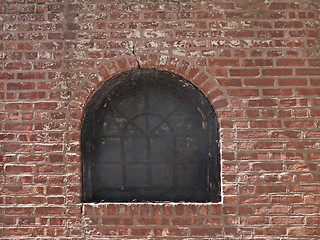 Image showing window on the brick wall