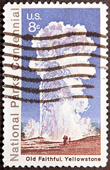 Image showing Yellowstone Stamp