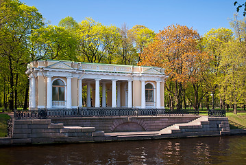 Image showing Portico of the Mikhailovsky Park.