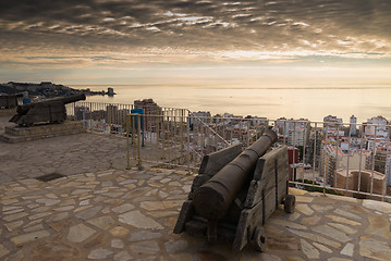 Image showing Cullera seen from its castle